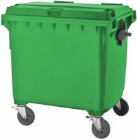 Pojemnik na odpady czterokołowy MGB 1100 zielony