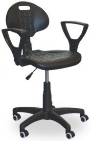 krzesło warsztatowe z podłokietnikiem