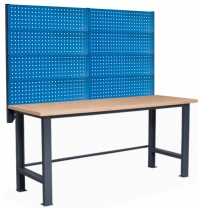 Stół do warsztatu PL03L z nadbudową PL03/8T i regulacją wysokości