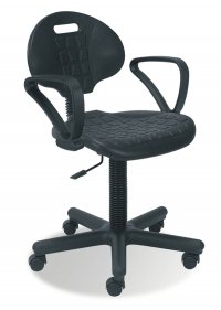 krzesło warsztatowe NEGRO GTP na kołach