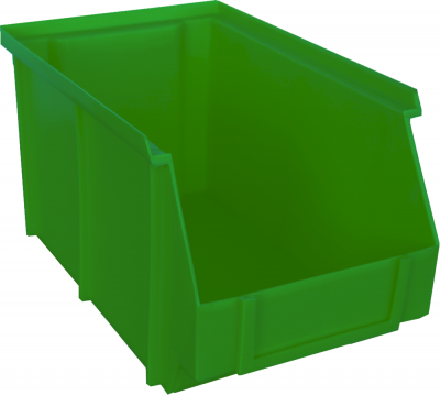 Pojemnik plastikowy warsztatowy zielony