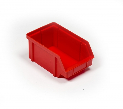 Pojemnik warsztatowy plastikowy czerwony
