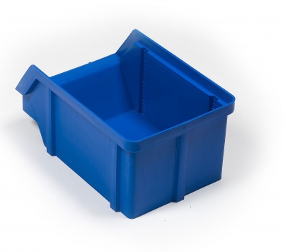 Pojemnik warsztatowy plastikowy niebieski