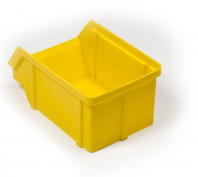 Pojemnik warsztatowy plastikowy żółty