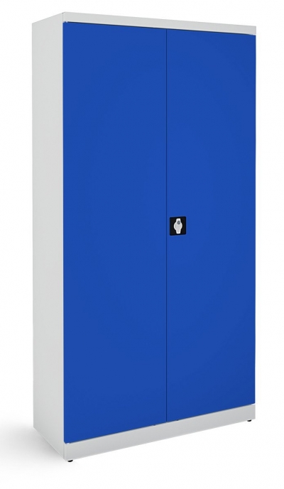 Metalowa szafa biurowa SB 1000 popielato-niebieska