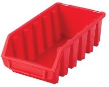 Plastikowy pojemnik warsztatowy EBOX czerwony 